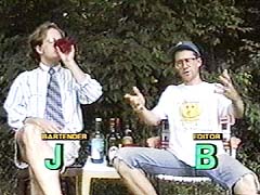 J Drinks, B Gesticulates