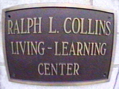 Collins Living-Learning Center Sign